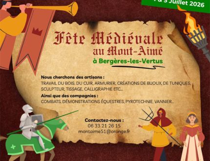 Fête médiévale 2026 au Mont-Aimé