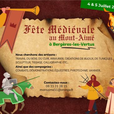Fête médiévale 2026 au Mont-Aimé