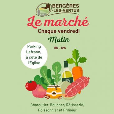 Le marché communal de Bergères-lès-Vertus
