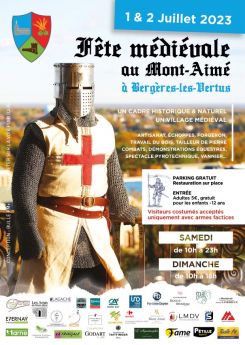 3ème édition de la fête médiévale au Mont-Aimé