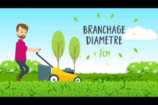 Preview image for the video "Web-série &quot;Réduisons nos déchets&quot; - Episode 1 : Le broyage - paillage".